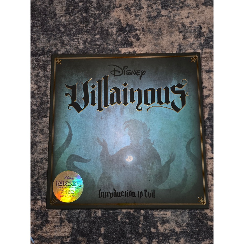 Disney Villainous Introduction to Evil Board Game with Lorcana Promo Card